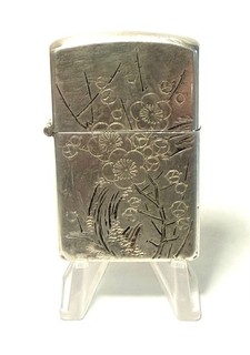 Vintage Mid Century Japanese Lighter Sterling Silver 950