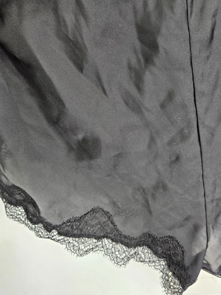 Pantalones Cortos Victoria Secret Satén Jacquard Tiro Alto Encaje Descarados para Dormir Talla L Foto 4 de 4