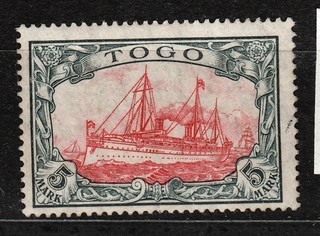 Dt. Kolonien Togo Mi. Nr. 23 II A postfrisch