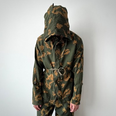 ジャケット・アウター 80s Russian sniper parka camouflage Vintage 80s Soviet Union Afghan War KZS 'Berezka' Camo Sniper Suit