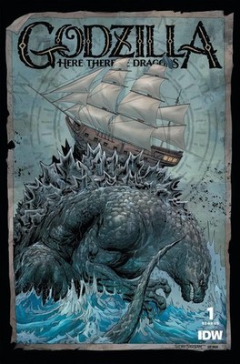 Godzilla Here There Be Dragons #1 Cvr B Kirkham Idw Publishing Comic Book 2023
