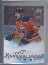 2019-20 Upper Deck Young Guns Clear Cut Gaetan Haas #232 0c3