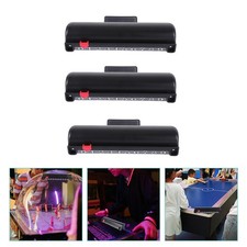 3Pcs Reusable Plastic Hockey Table Score Keepers for Storage Black