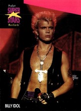 1991 Pro Set SuperStars MusiCards #187 Billy Idol