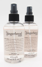  2 Philosophy The GINGERBREAD MAN Body Spritz Spray 8oz 240ml New Lot