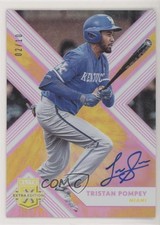 2018 Panini Elite Extra Edition Tie-Dye Auto 2/10 Tristan Pompey #81 Auto 01zh