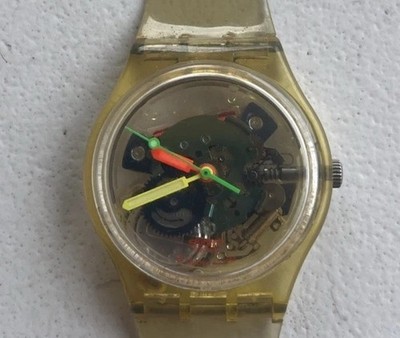 swatch JELLY PIANO　スウォッチ　レンゾ・ピアノ限定モデル腕時計 Vintage Swatch Renzo Jelly Piano Clear Unisex Wrist Watch Y2K 90's