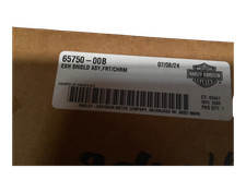 HARLEY-DAVIDSON EXH SHIELD ASM FRT/CHRM 65750-00B NEW OEM 65750-00B