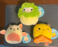 Squishmallows Lot of 3, Meghan,Cavaleri, Bijan, New w/ Tags, Jazwares