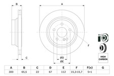 2x BOSCH 0 986 479 042 Bremsscheibe für Mercedes-Benz 2x BOSCH 0 986 479 042 Bremsscheibe für Mercedes-Benz