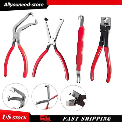 #ad #ad 4Pcs Electrical Disconnect Pliers 60° Automotive Electrical Connector Separator $15.99