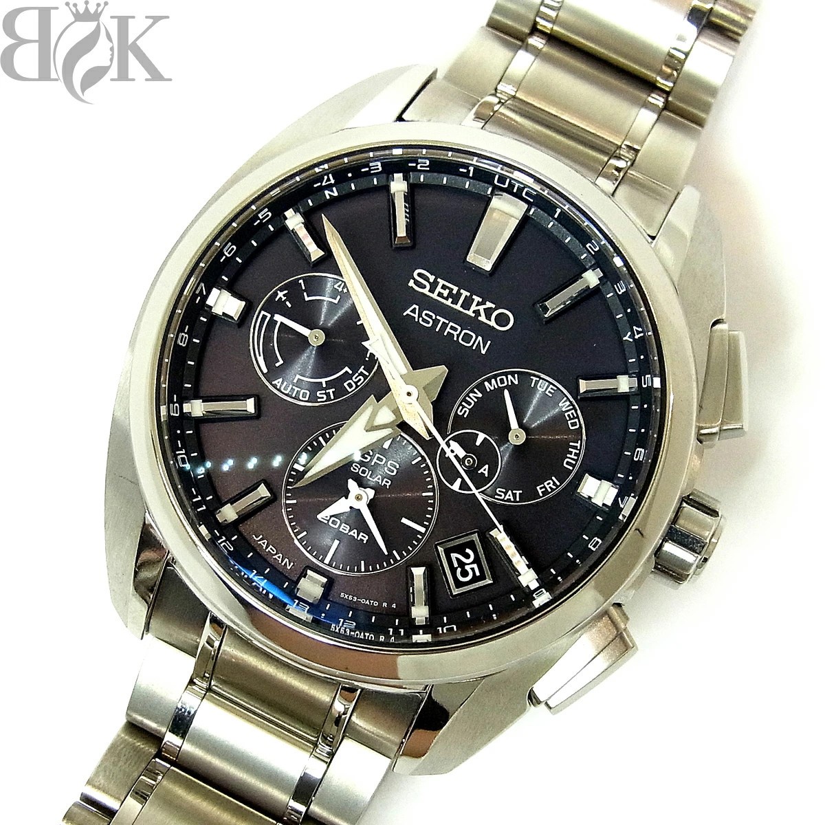 Titanium SEIKO Date Watch Day Astron GPS Solar Men Origin 5X - VintageWatches.PK Titanium SEIKO Date Watch Day Astron GPS Solar Men Origin 5X - vintagewatches.pk