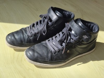 Boxfresh E-13305 High-Top Sneaker, Leder, Navy Blau