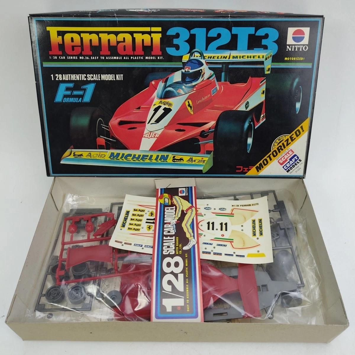 Ferrari 312t In 1/12 Scale Sports Car Toy Models & Kits for sale