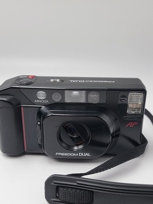 Vintage Minolta Freedom Dual AF 35mm Point & Shoot Film Camera
