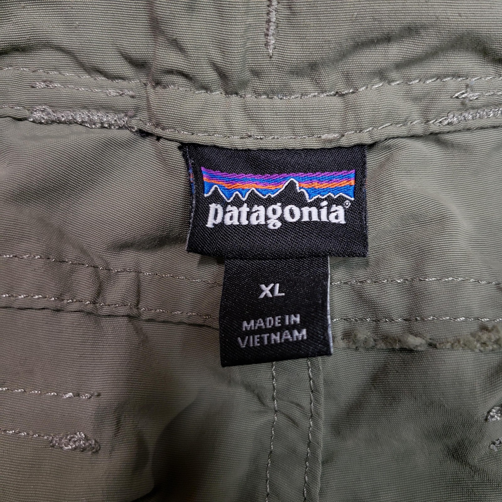 Patagonia Hiking Pants Mens XL Green Nylon Cargo 37x27 Trail Outdoor STY67060 image 4