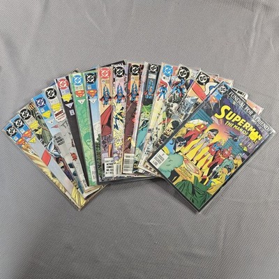 DC Superman Comics Lot Of 16 Various Issues 1990s All Will Have New B&Bs READ 