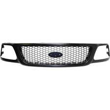 Grille For Ford F-150 1999-2003 Xl Xlt Lariat Also Fits 2004 Heritage Black