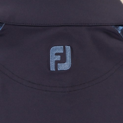FootJoy Pullover Mens L Blue Camo Sleeve Heritage Club Golf 1/4 Zip Performance - Picture 7 of 11