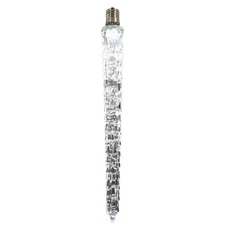 Vickerman XICE775 E12 Falling Icicle Bulb with Cool White LED Lights - 12 in.