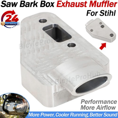 #ad Performance Muffler Exhaust For Stihl MS200t 020T Chainsaw Bark Box Muffler Mod $89.99