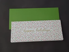 Happy Holiday Confetti Boxed Greeting Cards Paper Source NIB 10 Pack