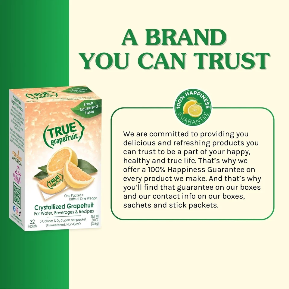 Paquetes potenciadores/sabor de agua TRUE GRAPEFRUIT cero calorías 500 unidades paquete de 1 Foto 2 de 2
