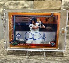 Topps Pro Debut Chrome 2025 Dylan Dreiling Auto Orange #20/25 Spartanburgers