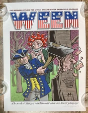Justin Hampton Screenprint Ween Poster Boognish Return 2/12/2016 Broomfield CO