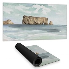 Begin Home Decor C1DM1531S2WWYZ 16 x 32 in. Rocher Perce Marine Coastal Desk ...