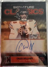 Marketplace image: Caleb Williams Topps signature superfractor auto 1/1
