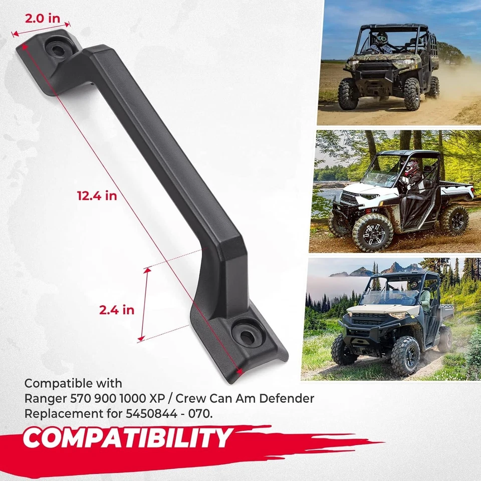 Manija de agarre, manija para cuadro de cabina compatible con Polaris Ranger 570 900 1000 XP Foto 2 de 4