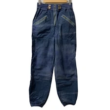 DIESEL P-AUCUDA-TREAT Cargo Pants, Parachute Pants, Size Small, Navy Women USED