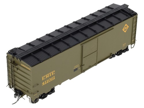 American Scale Models 411061 O BRASS Erie Boxcar -2 Rail/Factory Painted LN/Box - Picture 8 of 12