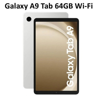 Brandneu Samsung Galaxy Tab A9 64GB Wi-Fi Silber Versiegelt