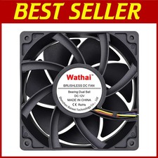 120mm PWM Computer Case Fan 12V 4pin 5300rpm 230 CFM