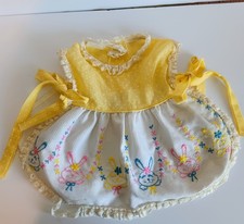 Vintage Sears Baby Dress Embroidery Pinafore USA
