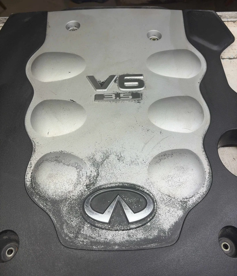 03-08 INFINITI FX35 03-06 G35 06-08 M35 3,5 L Aspecto Motor Cubierta Borde Bisel Foto 2 de 4