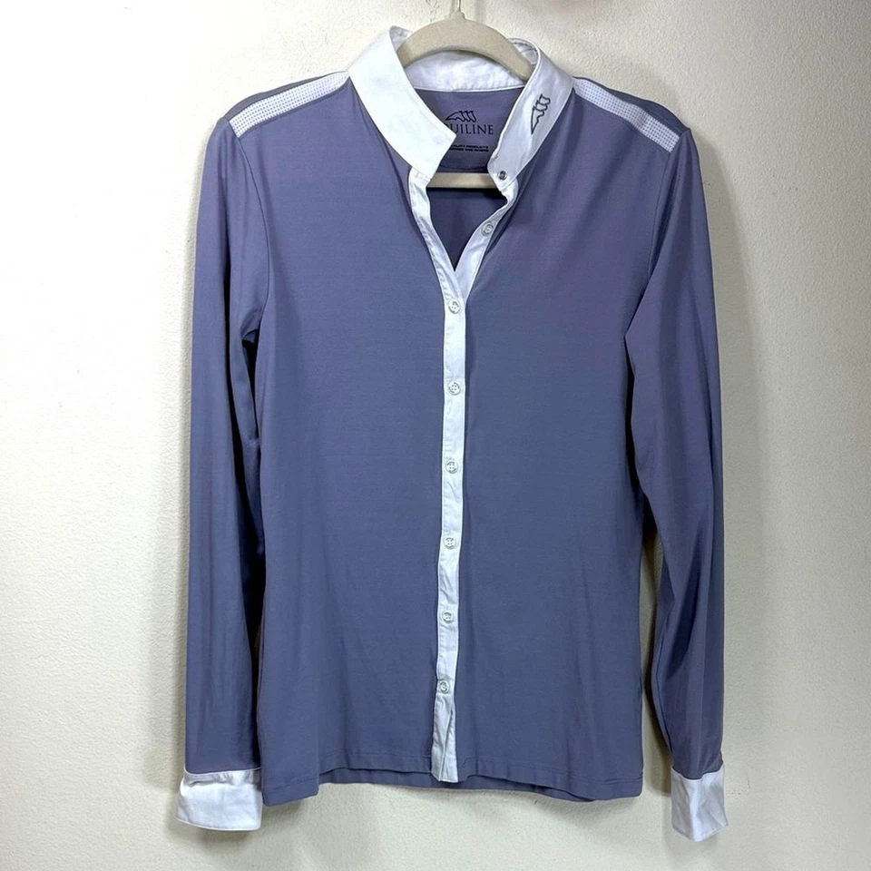 (W2) Equiline 'Cabe C' шоу рубашка в граффити серый - женщин это 44 - Изображение 4 из 4