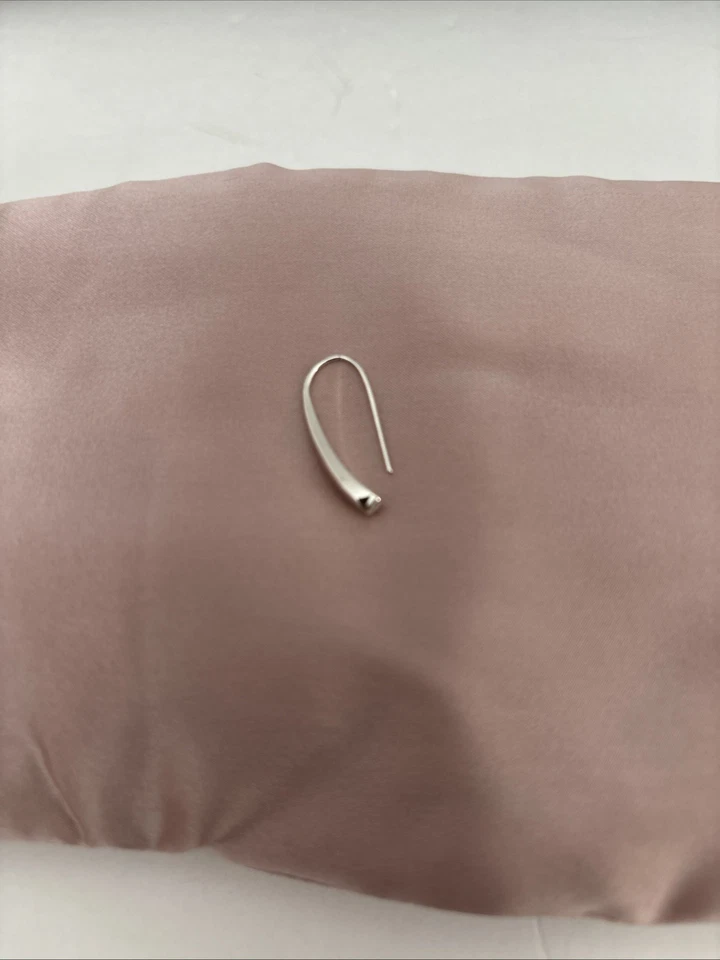 Swarovski SINGLE one Teardrop Earring Modern Minimalist Drop Design - Image 4 of 4