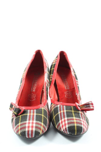 EMOTION Zapato Tacón Mujeres Tacones Talla EU 40 negro-rojo-amarillo pálido - Imagen 2 de 5