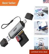 Brand New USB C Dual Slot SD Card Reader