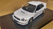 AUTOart SUBARU IMPREZA WRX STI 2001 White 1/43 Scale Rare Color Sample