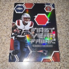 2025 Topps Chrome Football  Treveyon Henderson First Year Fabric Rookie