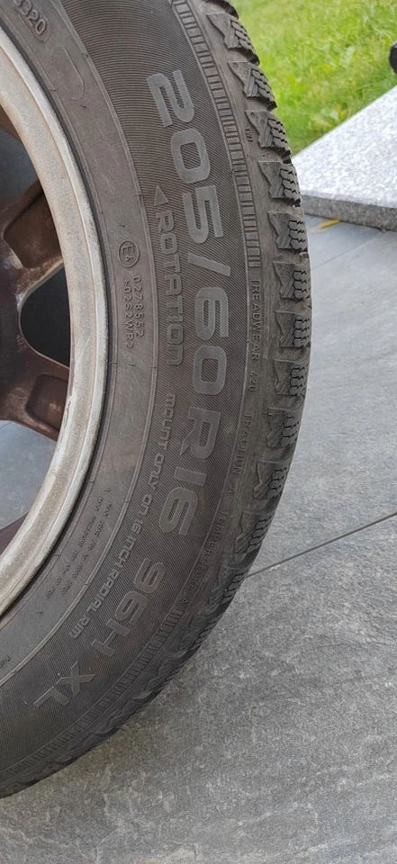 kompletträder winter alu 205/60 R16 96H Nokian - Bild 4 von 4