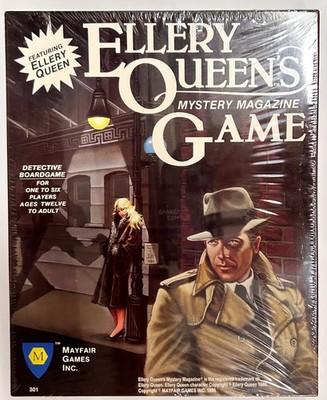 Mayfair Games Ellery Queen s Mystery Magazine Game with 2 Supplement NEW