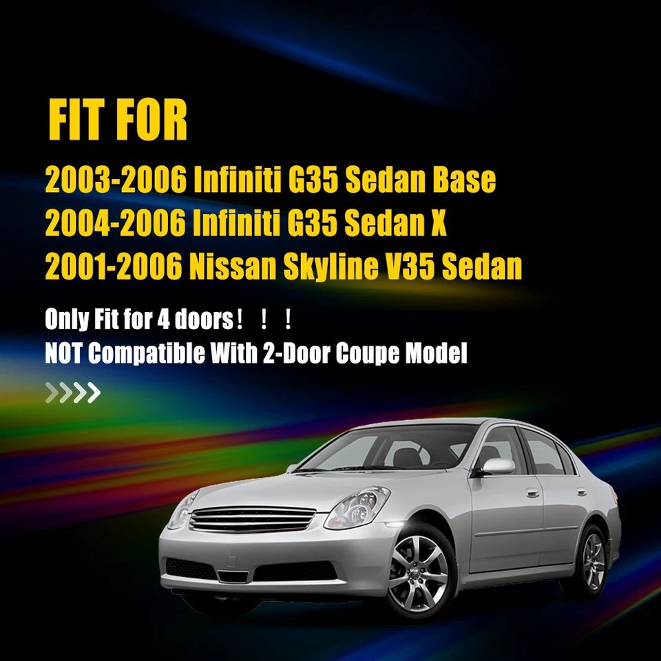 2x Luces de señalización laterales LED claras Whiye para Infiniti G35 2003-2006 base sedán Foto 4 de 4