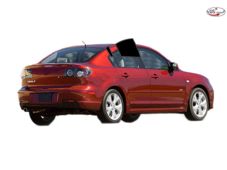 Computerized Custom PreCut 2Ply Window Tint Film Kit For 2004-2009 Mazda 3 Sedan - Image 3 of 4