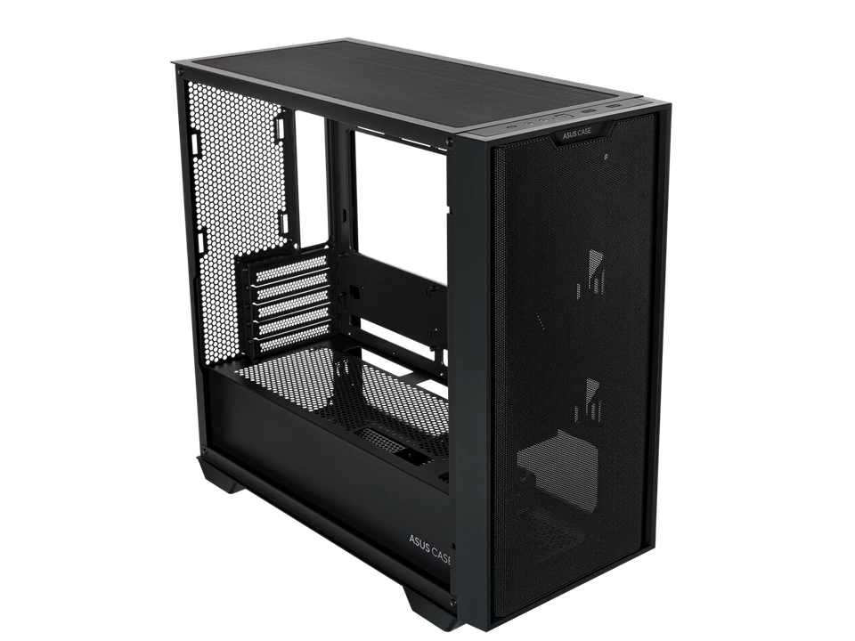 ASUS A21/BLK// Micro ATX Computer Case Steel / Plastic / Tempered Glass-Black - Image 4 of 4