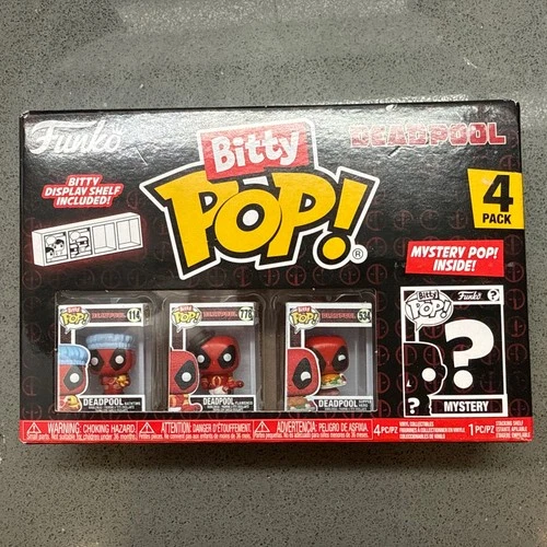 Funko Bitty Pop! Marvel Deadpool 4 Pack Set